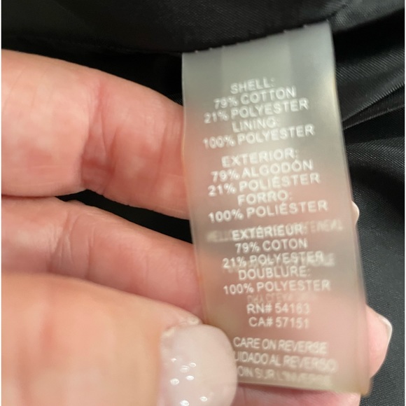 Karl Lagerfeld Asymmetrical Blazer Black NEW Size Large - Picture 6 of 6